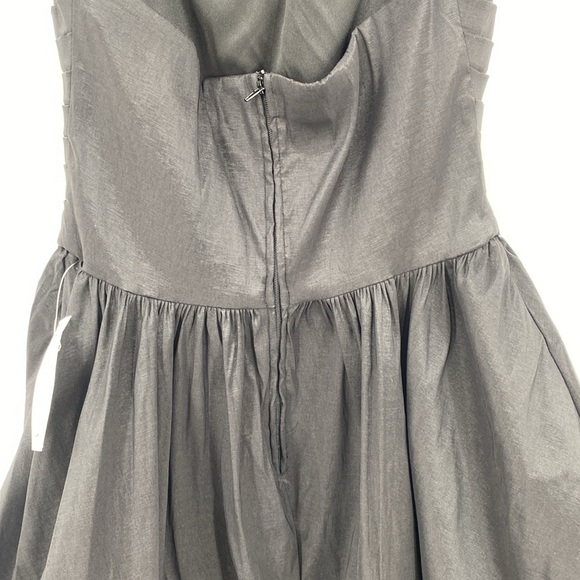 B Darlin Juniors Black Pleated-Bodice Bubble-Skirt Dress Size 11/12 - Picture 6 of 9